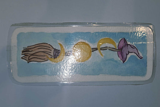Bookmark Moon Phase Broomstick